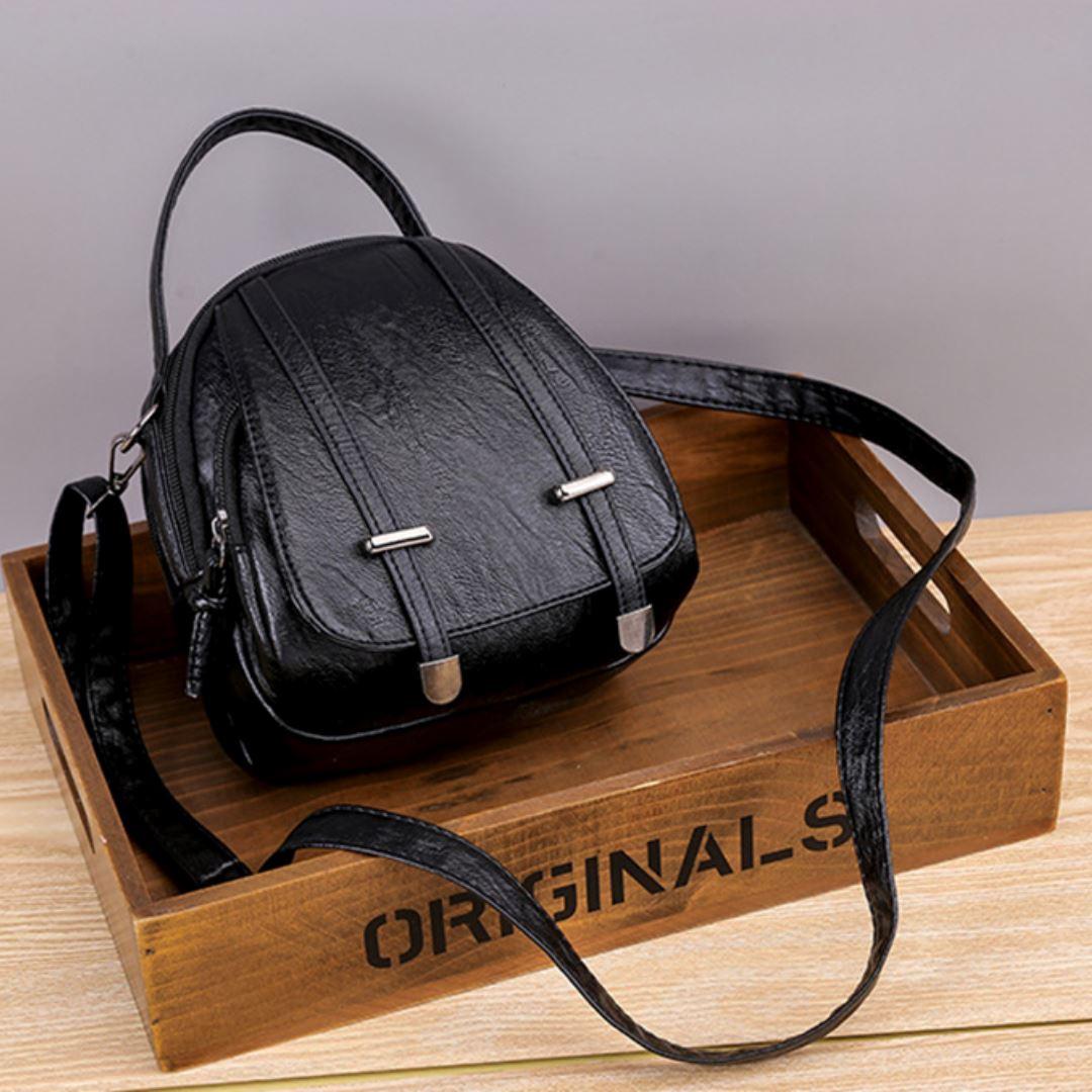 Bolsa Crossbody de Couro Legitimo Feminina - EllaEra
