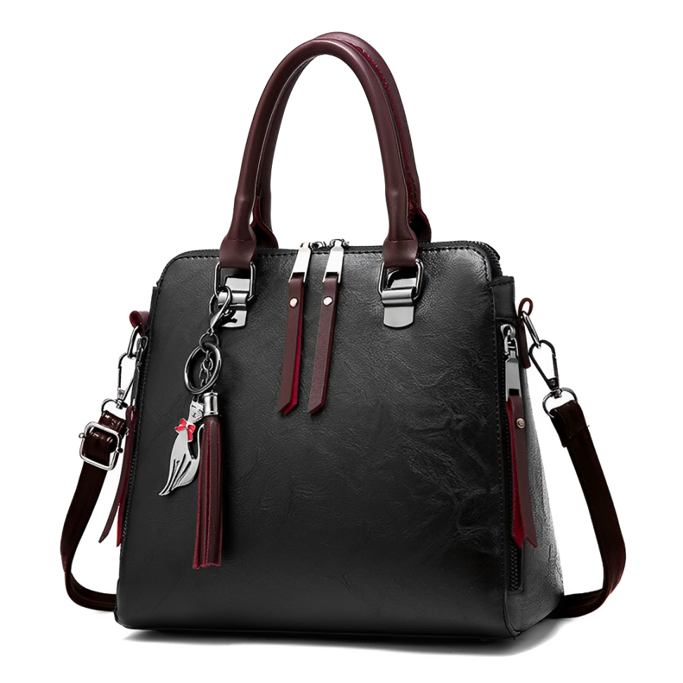 Bolsa Vintage Olivia em Couro